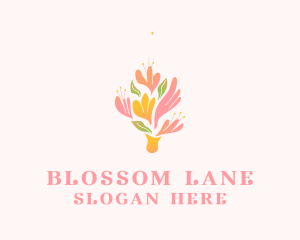 Bouquet - Spring Bloom Bouquet logo design