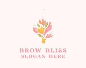 Spring Flower Bouquet  logo design