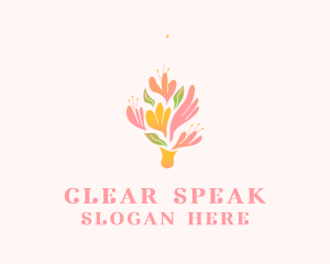 Spring Flower Bouquet  logo design