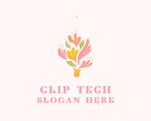 Spring Flower Bouquet  logo design