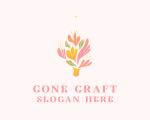 Spring Flower Bouquet  logo design