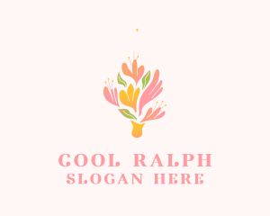 Spring Flower Bouquet  logo design