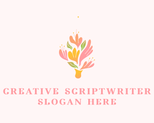 Spring Flower Bouquet  logo design