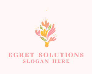 Spring Flower Bouquet  logo design