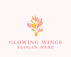 Spring Flower Bouquet  logo design