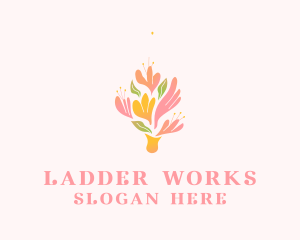 Spring Flower Bouquet  logo design