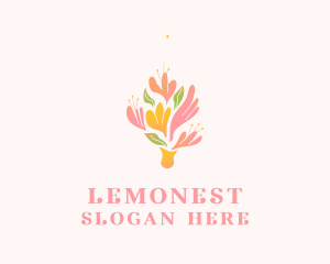 Spring - Spring Bloom Bouquet logo design