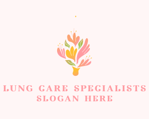 Spring Flower Bouquet  logo design