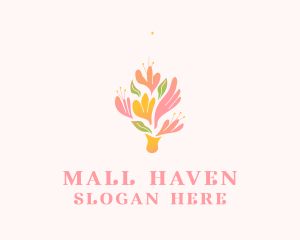 Spring Flower Bouquet  logo design