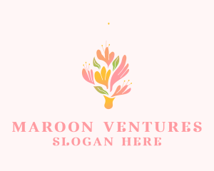 Spring Flower Bouquet  logo design