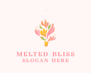 Spring Flower Bouquet  logo design