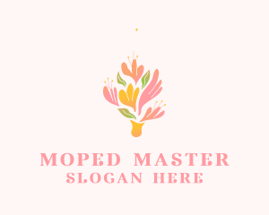 Spring Flower Bouquet  logo design