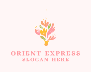 Spring Flower Bouquet  logo design