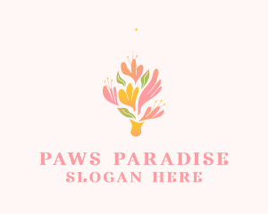 Spring Flower Bouquet  logo design