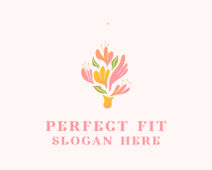 Spring Flower Bouquet  logo design