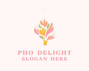 Spring Flower Bouquet  logo design