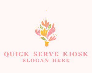 Spring Flower Bouquet  logo design