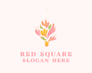 Spring Flower Bouquet  logo design