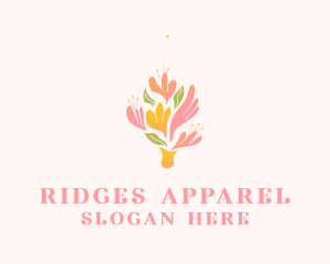 Spring Flower Bouquet  logo design