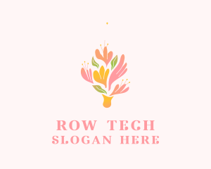 Spring Flower Bouquet  logo design