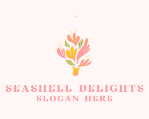 Spring Flower Bouquet  logo design