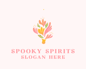 Spring Flower Bouquet  logo design