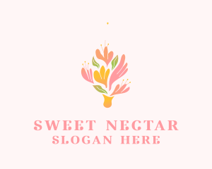 Spring Flower Bouquet  logo design