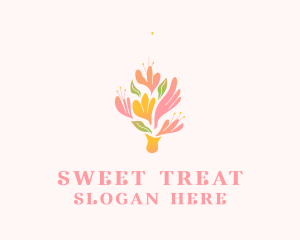 Spring Flower Bouquet  logo design