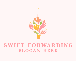 Spring Flower Bouquet  logo design