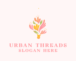 Spring Flower Bouquet  logo design