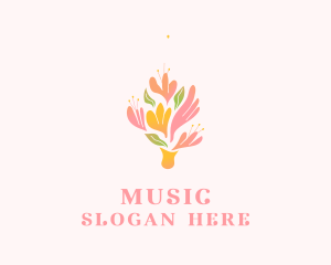 Spring Bloom Bouquet  logo design