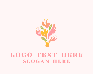 Daffodil - Spring Bloom Bouquet logo design