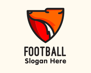 Orange Fox Shield Logo