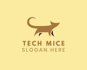 Mice - Abstract Cute Mouse logo design