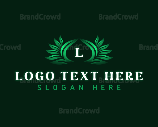 Landscaping Garden Leaves Logo