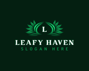 Landscaping Garden Leaves logo design