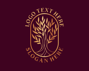 Organic - Tree Plant Horticulture logo design