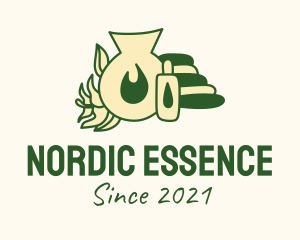 Essential Oil Spa logo design