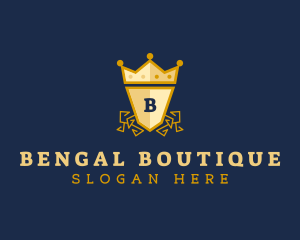 Royal Shield Boutique logo design