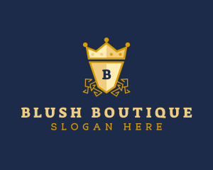 Royal Shield Boutique logo design