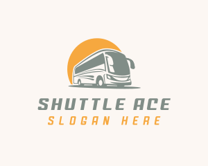 Tourist Shuttle Bus logo design