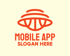 Sports Team - Orange Hoops Basketball logo design
