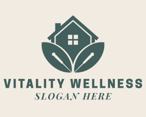 Acupuncture Wellness House logo design