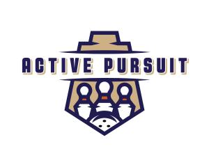 Activity - Bowling Pin Sports logo design