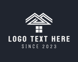 Roofing - Architecture House Roof logo design