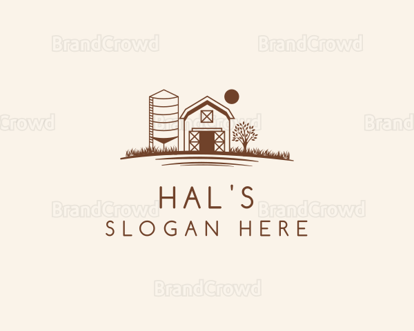 Field Barn Silo Logo