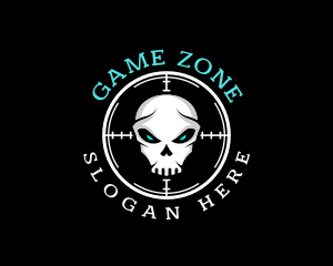 Skull Target Army Logo