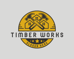 Hammer Construction Renovation  logo design