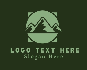Tourist Spot - Mountain Travel Photography logo design