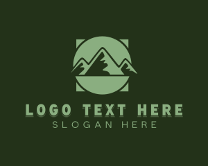 Travel - Mountain Travel Photography logo design